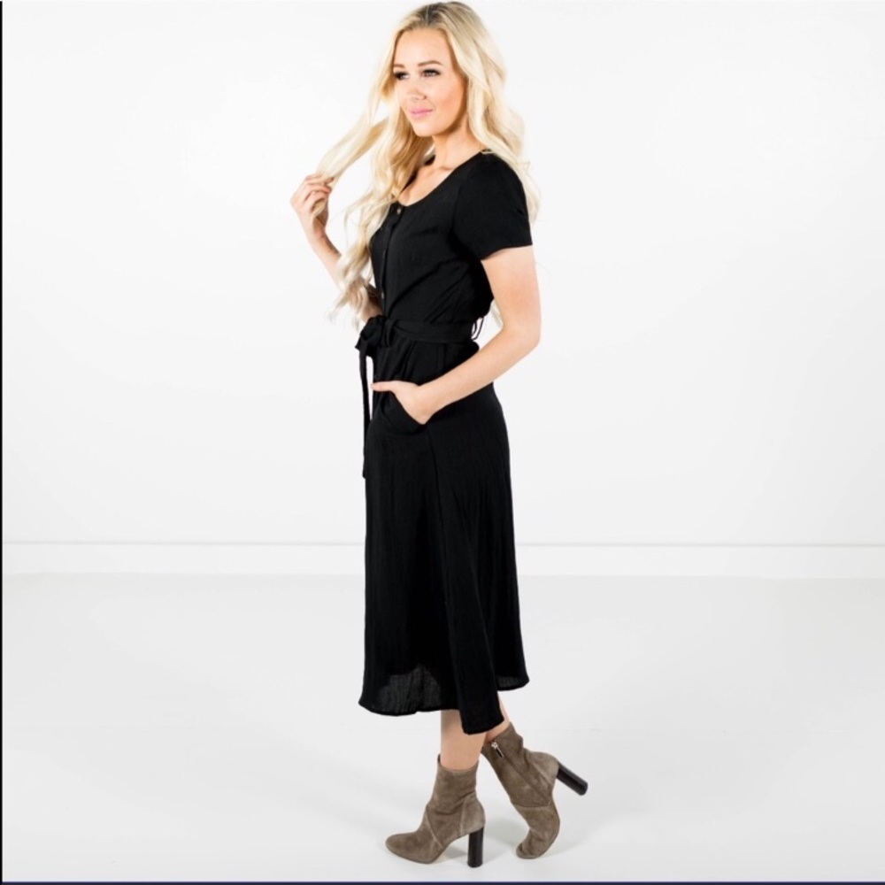 NWOT Stevie Hender Black Dress